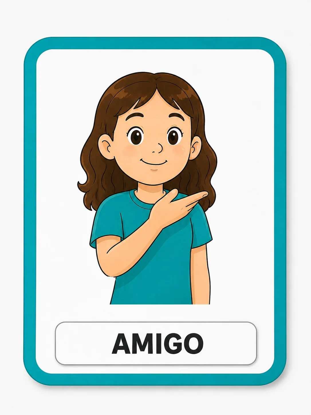 Card ilustrado do Jogo da Memória dos Sinais